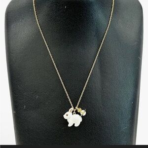 Vivienne Westwood Gold Chain White Bunny Star Necklace